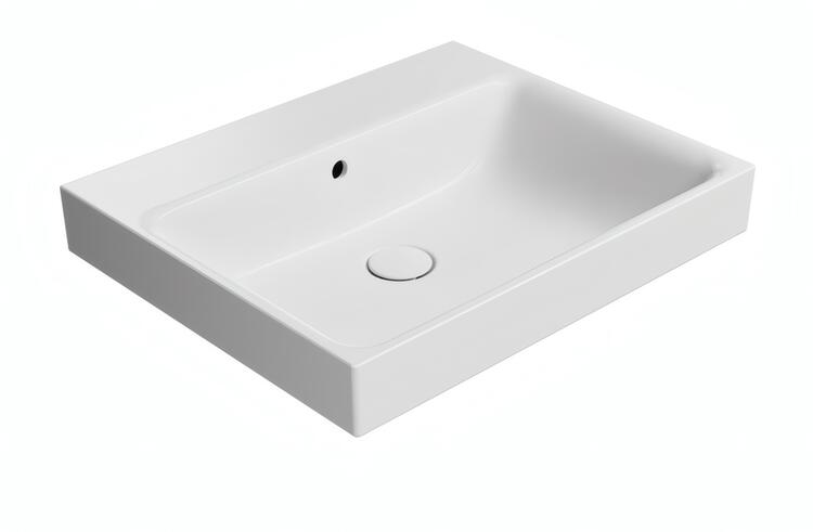 Keramické umyvadlo 60×50 cm bílá mat – GSI NUBES 96319009