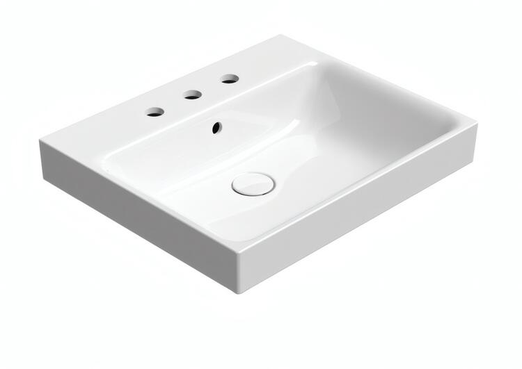 Keramické umyvadlo 60×50 cm bílá – GSI NUBES 96319311