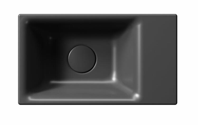 Keramické umývátko 40×23 cm černá mat – GSI NUBES COLOR 96369026
