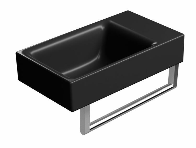 Keramické umývátko 40×23 cm černá mat – GSI NUBES COLOR 96369026