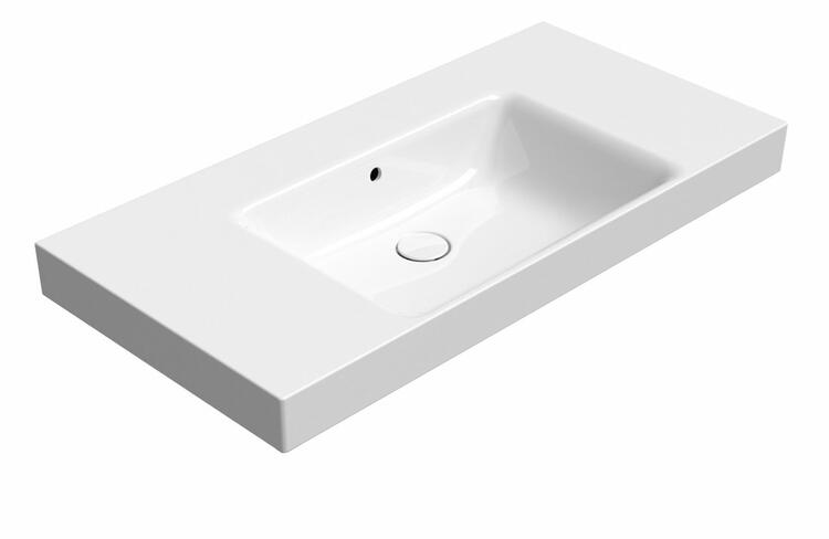 Keramické umyvadlo 100×50 cm bílá – GSI NUBES 96519011