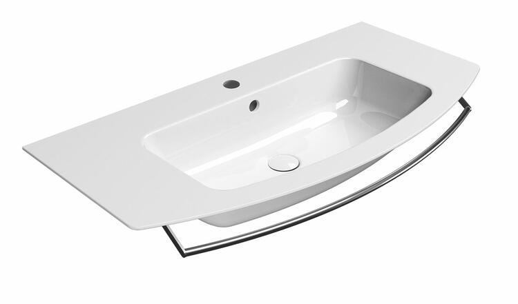 Čelní držák ručníků 102 cm chrom – GSI Pura PAPR102