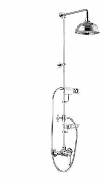 VIENNA sprchový sloup s pákovou baterií, mýdlenka, 1291mm, chrom