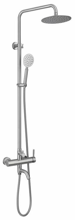 MINIMAL vanový sloup s pákovou baterií a napouštěním, nerez
