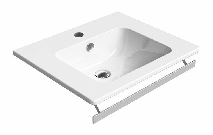 PURA čelní držák ručníků 60cm, chrom