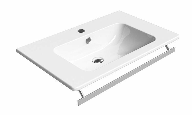 PURA čelní držák ručníků 100cm, chrom