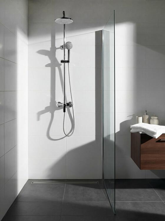 Sprchový sloup nástěnná instalace chrom – Bruckner Baron 612.139.1