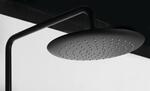 Sprchový sloup s termostatickou baterií černá/zlato – Sapho SOLARIS WD139G