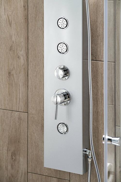 TUSA sprchový panel 200x1400mm, stříbrná