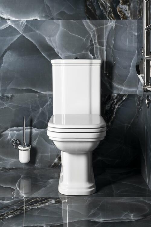 WALDORF WC kombi, spodní/zadní odpad, bílá-chrom
