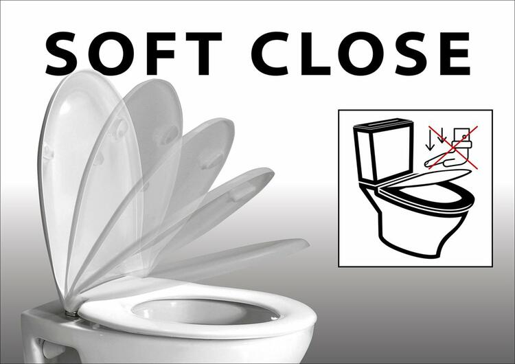 TONO WC sedátko, Soft Close, Quick Release, bílá/chrom