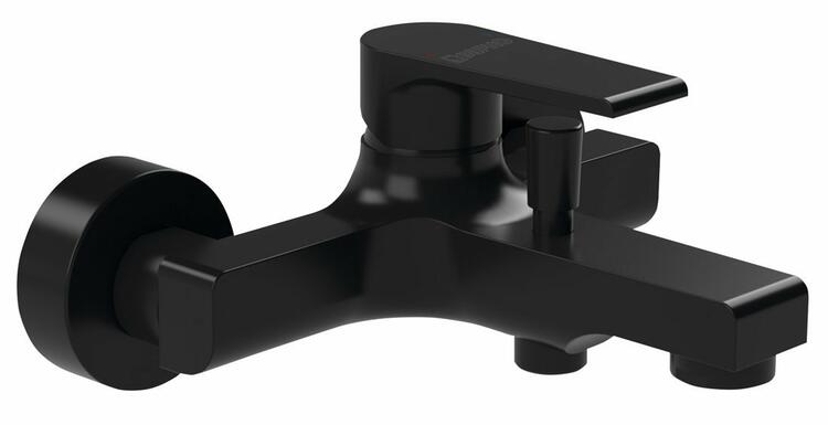KAI nástěnná vanová baterie, černá mat