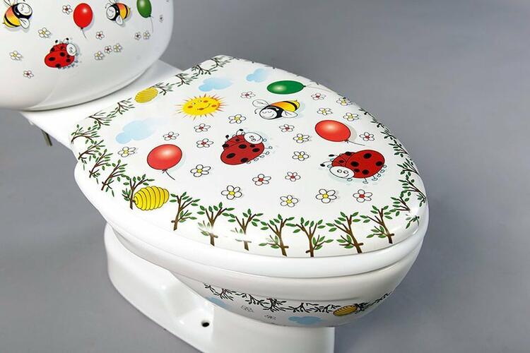 KID WC kombi dětské, spodní odpad, dekor