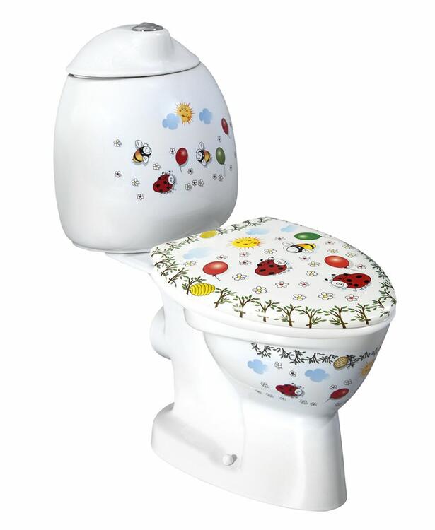 KID WC kombi dětské, zadní odpad, dekor