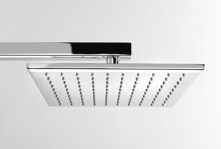 Termostatický sprchový panel bílá – Polysan Spirit Square 81151
