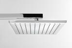 Termostatický sprchový panel černá mat – Polysan Spirit Square 81251
