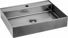 Nerezové umyvadlo 55 cm nerez mat – Sapho Aurum AU402 | Více - 