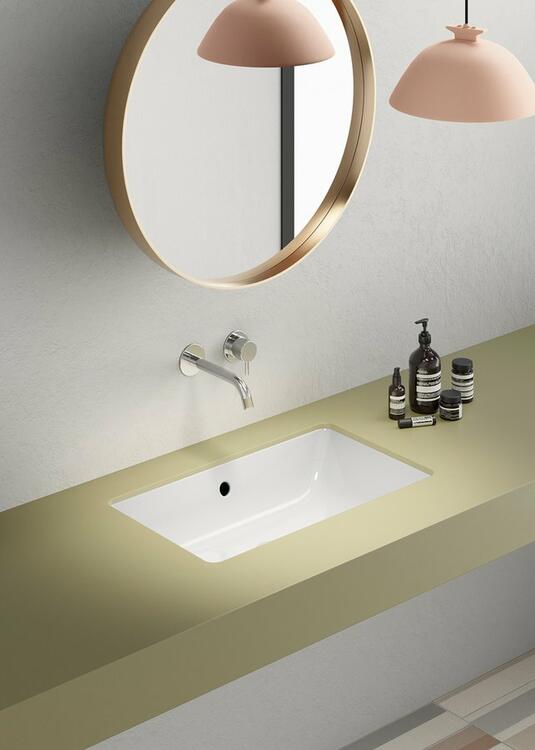 KUBE X keramické umyvadlo pod desku 60x37cm, bílá ExtraGlaze
