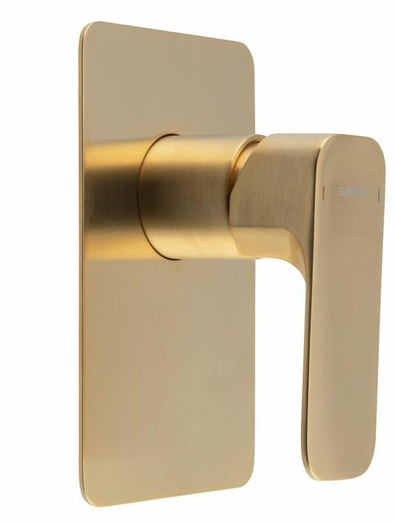 Sprchová podomítková páková baterie zlato – Sapho SPY PY41/19