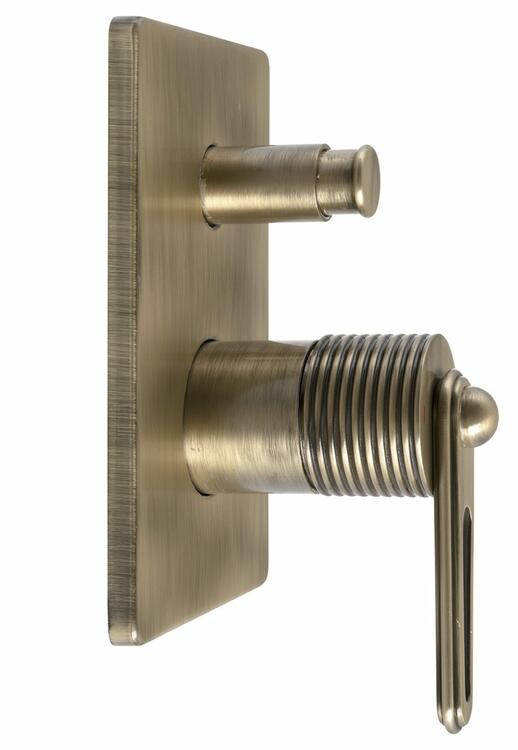BEBÉ podomítková sprchová baterie, 2 výstupy, bronz