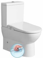 JALTA WC kombi s funkcí bidetu Clean Star,  Rimless, spodní/zadní odpad, bílá | Více - 