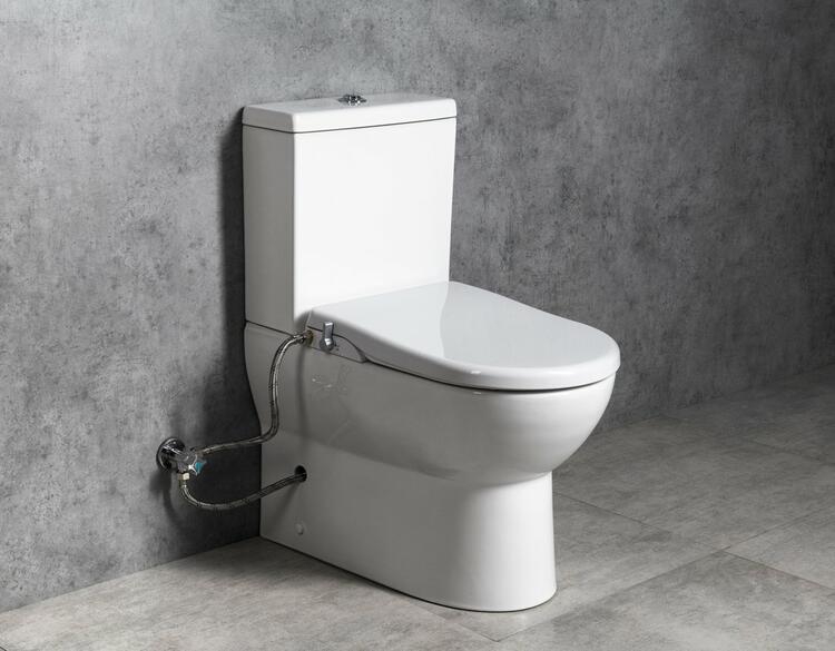 JALTA WC kombi s funkcí bidetu Clean Star,  Rimless, spodní/zadní odpad, bílá