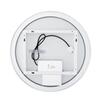 Bílé kulaté zrcadlo s led osvětlením průměr 80 cm – Nimco ZPB 28002RVX-05
