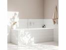 ES 027.10WV Výtokové ramínko pro vanu, White Velvet
