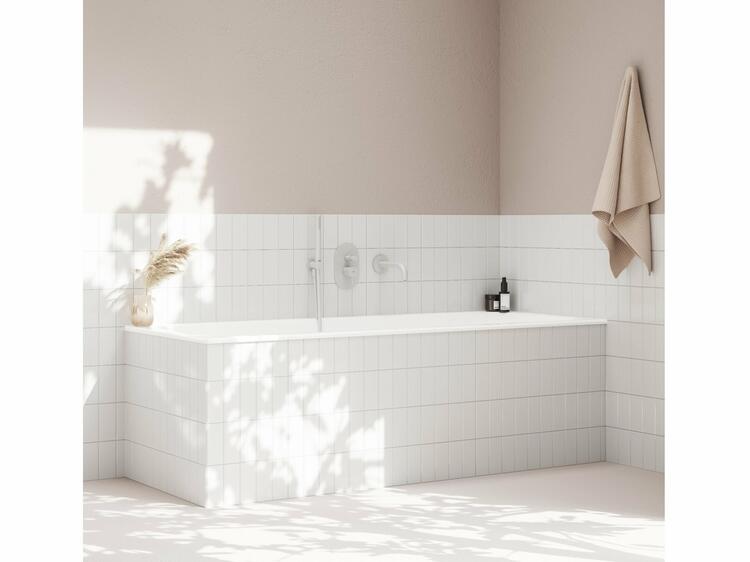 ES 027.10WV Výtokové ramínko pro vanu, White Velvet