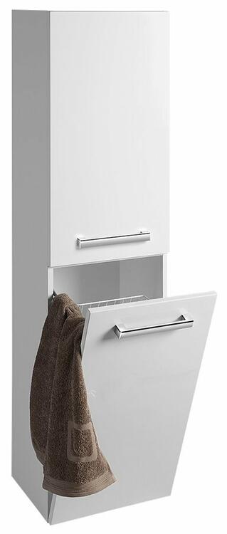 Vysoká skříňka bílá - AQUALINE VEGA VG160