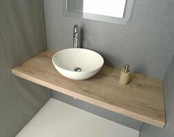 AVICE deska pod umyvadlo 80x50cm, tl.5cm, dub Rover | Více - 