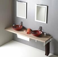 AVICE deska pod umyvadlo 180x50cm, tl.5cm, dub Rover | Více - 