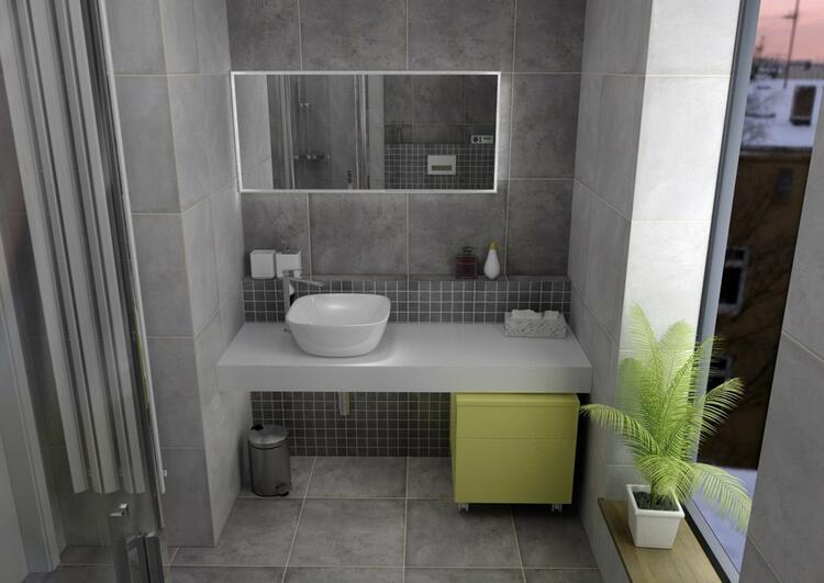 TAILOR rockstone deska 70x50 cm, provedení límce F