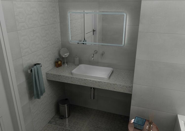 TAILOR rockstone deska 150x50 cm, provedení límce F