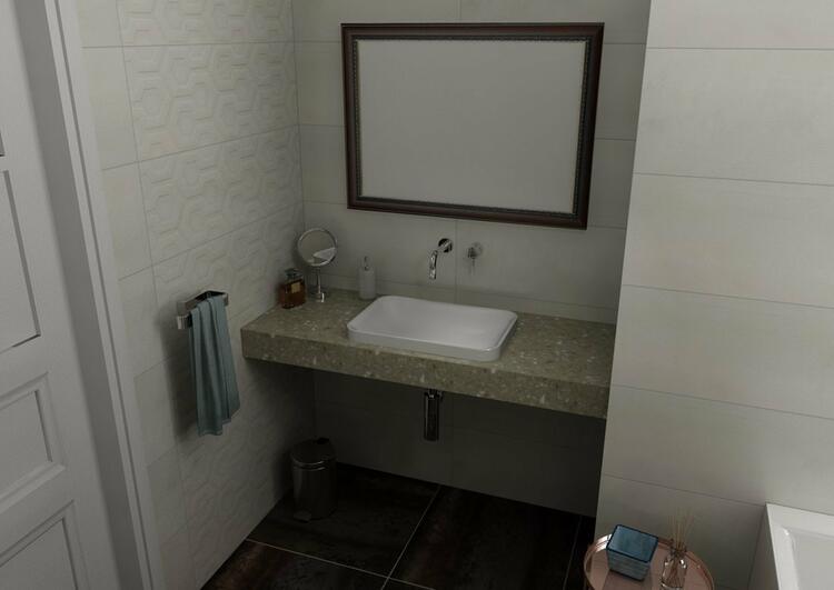 TAILOR rockstone deska 240x50 cm, provedení límce F