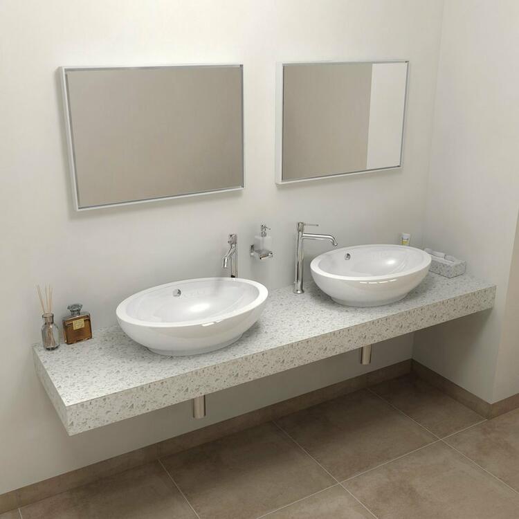 TAILOR rockstone deska 210x50 cm, provedení límce L