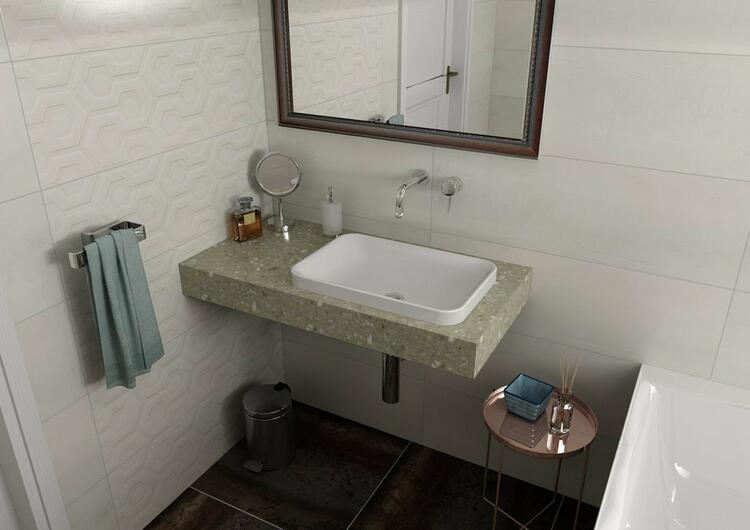 TAILOR rockstone deska 180x50 cm, provedení límce R