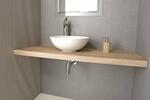 AVICE deska pod umyvadlo 60x50cm, tl.5cm, dub Rover