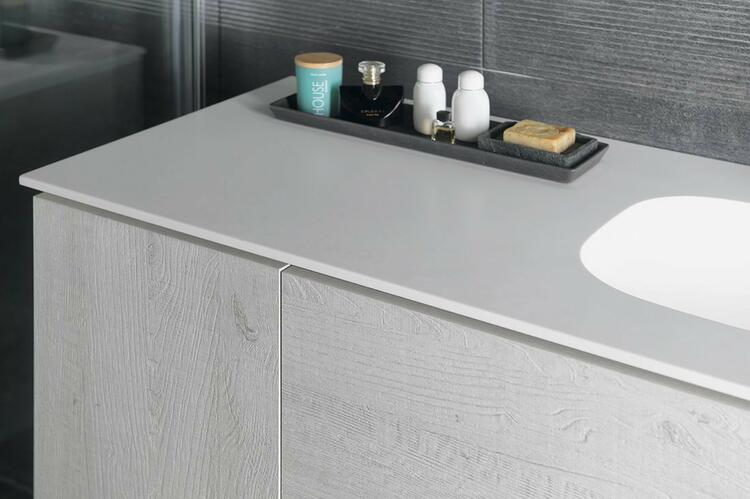 Spodní skříňka s dvířkami L/P šedý dub – Sapho TREOS TS035-1010