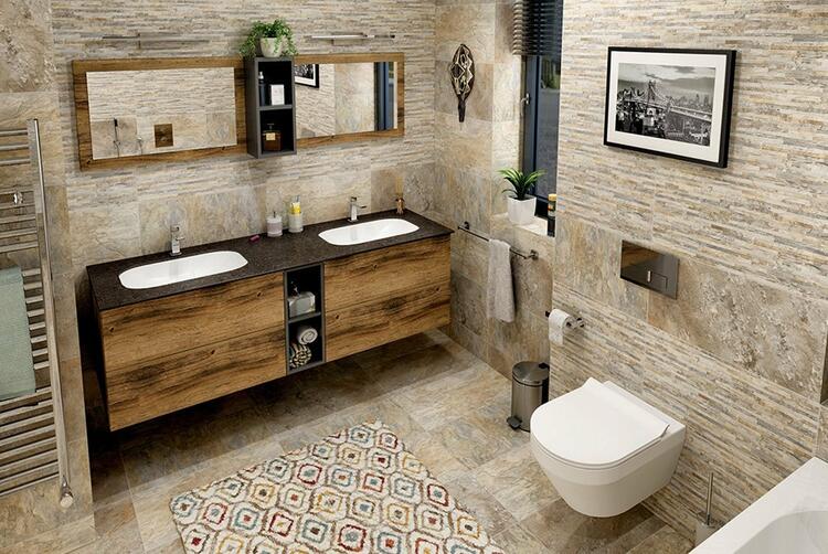 Spodní skříňka policová L/P dub – Sapho TREOS TS020-1919