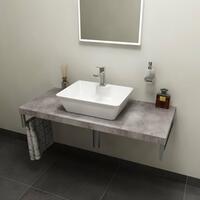 AVICE deska pod umyvadlo 110x50cm, tl.5cm, cement | Více - 