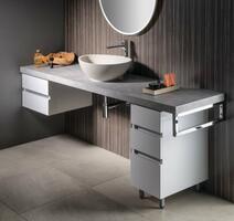 AVICE deska pod umyvadlo 170x50cm, tl.5cm, cement | Více - 