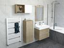 Skříňka s dvířkami 35×94×32 cm L/P dub stříbrný – Sapho Espace ESC530-1111