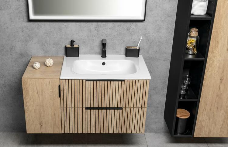 Skříňka s dvířkami dub P/L - SAPHO CIRASA CR302-2222