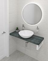 AVICE deska pod umyvadlo 100x36cm, tl.5cm, aquamarine | Více - 