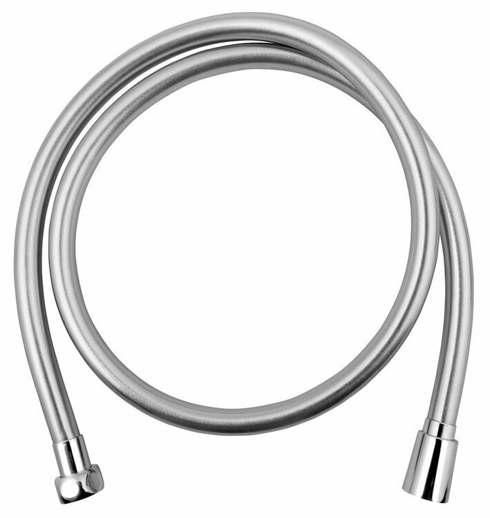 SOFTFLEX plastová sprchová hadice, 120cm, metalická stříbrná/chrom