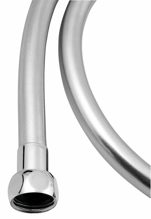SOFTFLEX plastová sprchová hadice, 120cm, metalická stříbrná/chrom