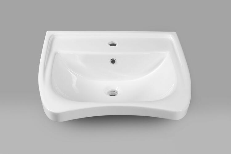Keramické umyvadlo 60×55 cm bílá – Sapho HANDICAP 5160