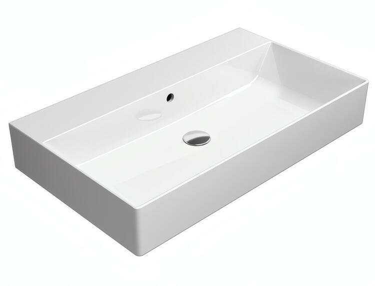 Keramické umyvadlo 80×47 cm bílá – GSI KUBE X 9422011