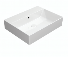 Keramické umyvadlo 60×47 cm bílá – GSI KUBE X 9431011 | Více - 